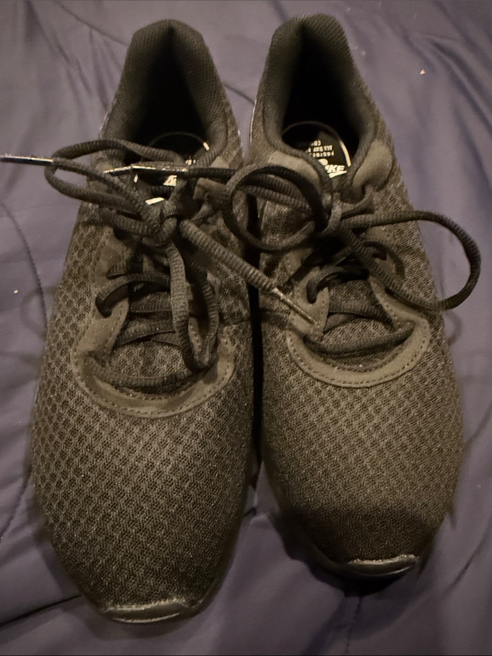 Nike WOMen’s Black Mesh Trainers SIZE 10 NWOB